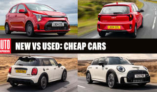 New Kia Picanto vs used MINI Cooper - header